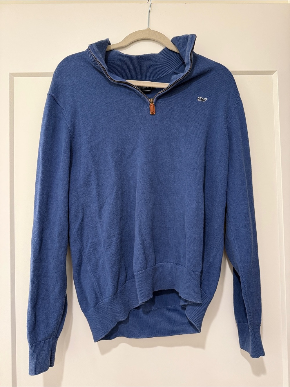 Vineyard Vines Men's Zip-Up Sweater in Blue